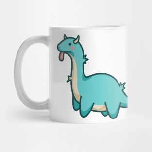 Cute dino, Wild Long Neck, Dinosaurus. Mug